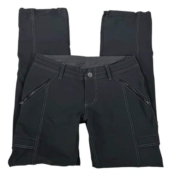Kuhl Raid Pants Women’s Size 6 Black Nylon Hiking Outdoor Zipper Pockets (30x31) - Picture 1 of 4